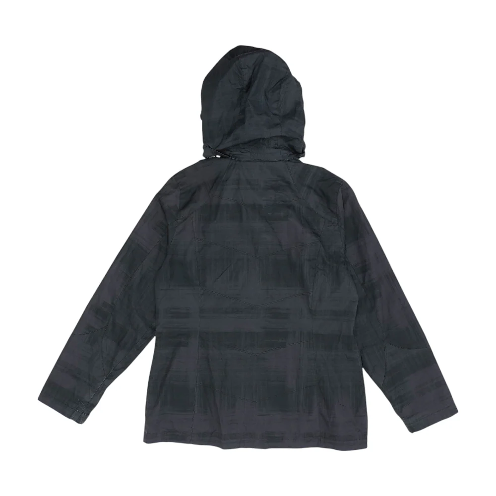 Charcoal Solid Rain Jacket - Image 2