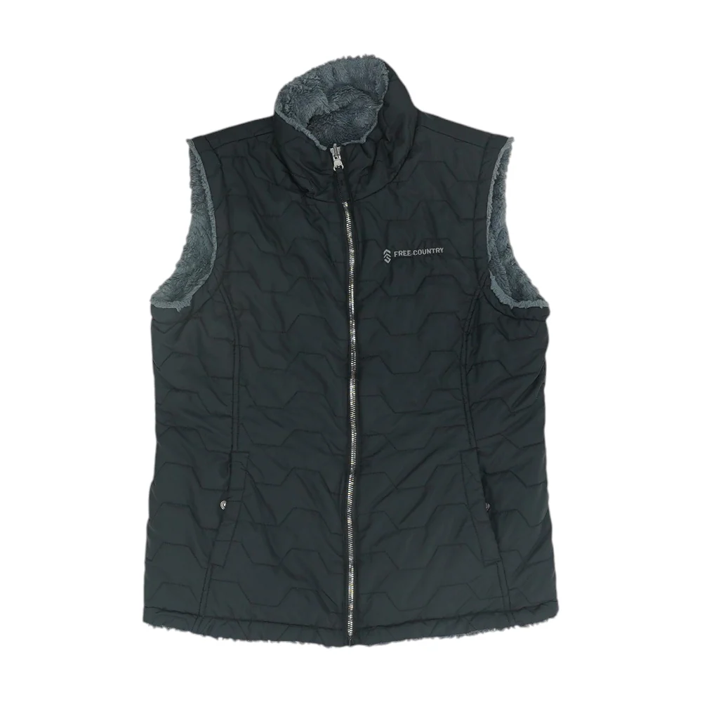 Black Solid Vest