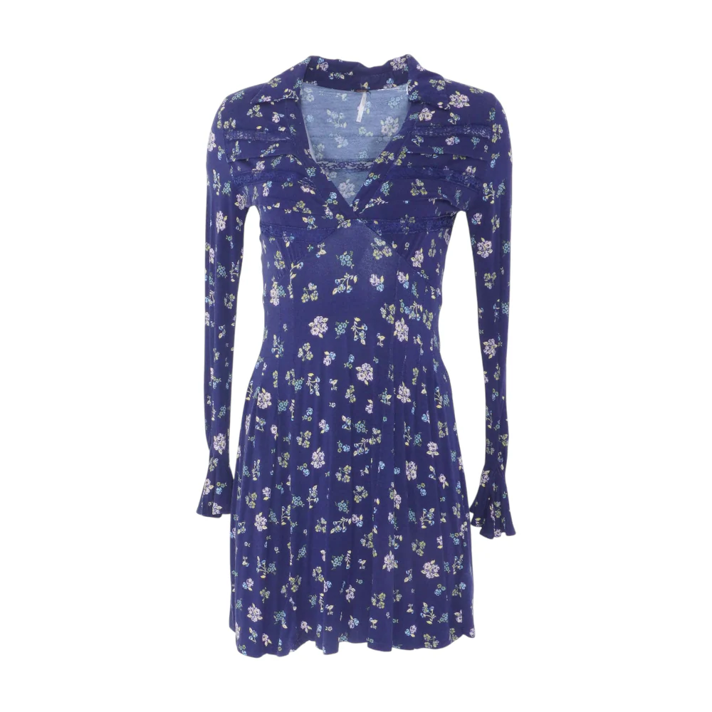 Navy Floral Mini Dress