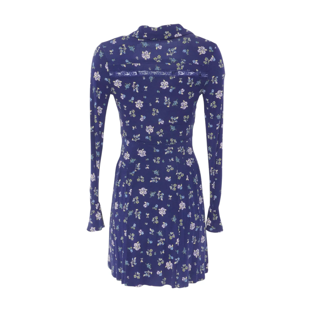 Navy Floral Mini Dress - Image 2