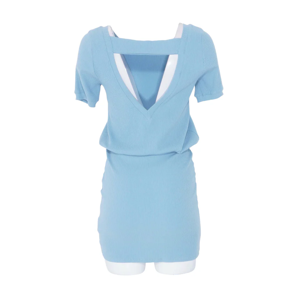 Blue Mini Dress - Image 2