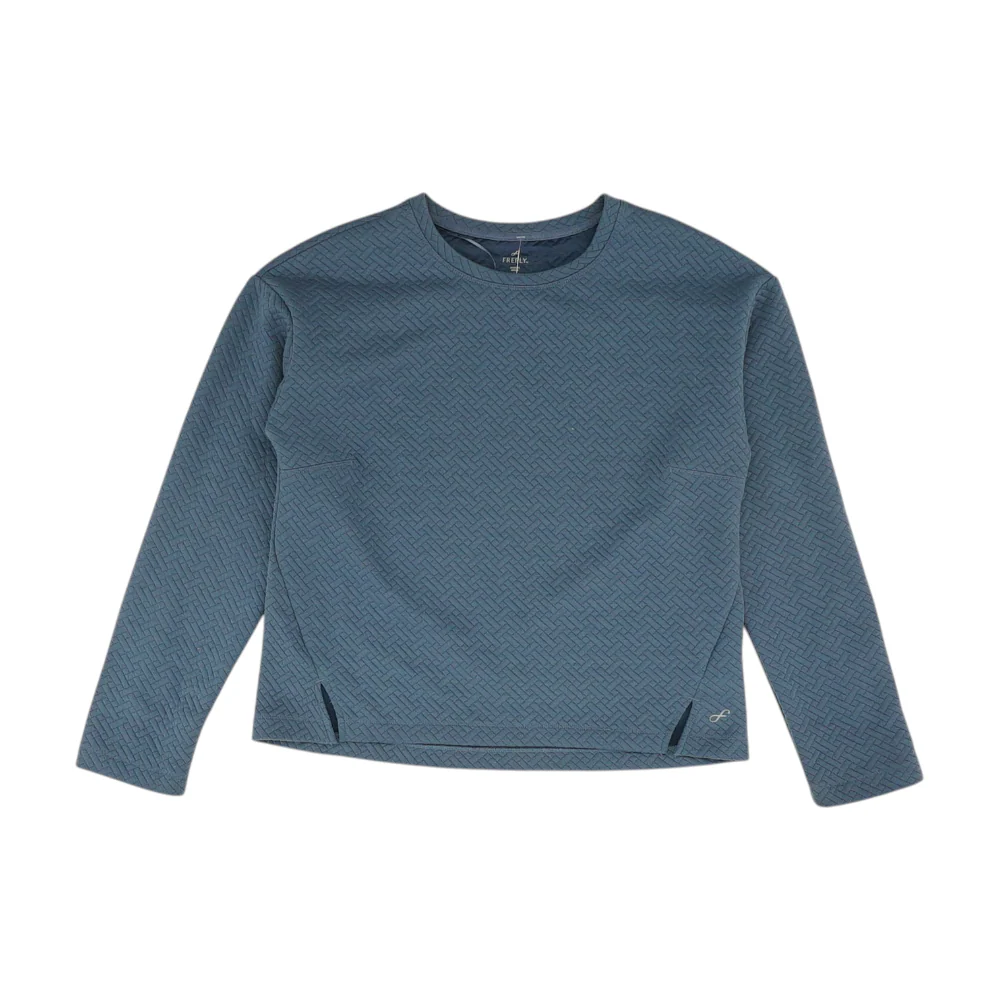 Blue Print Sweatshirt Pullover