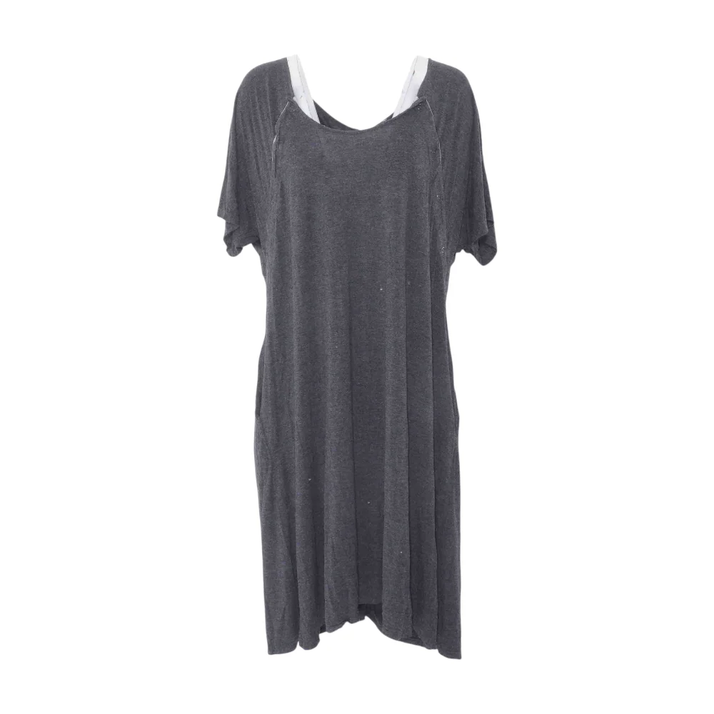 Gray Midi Dress