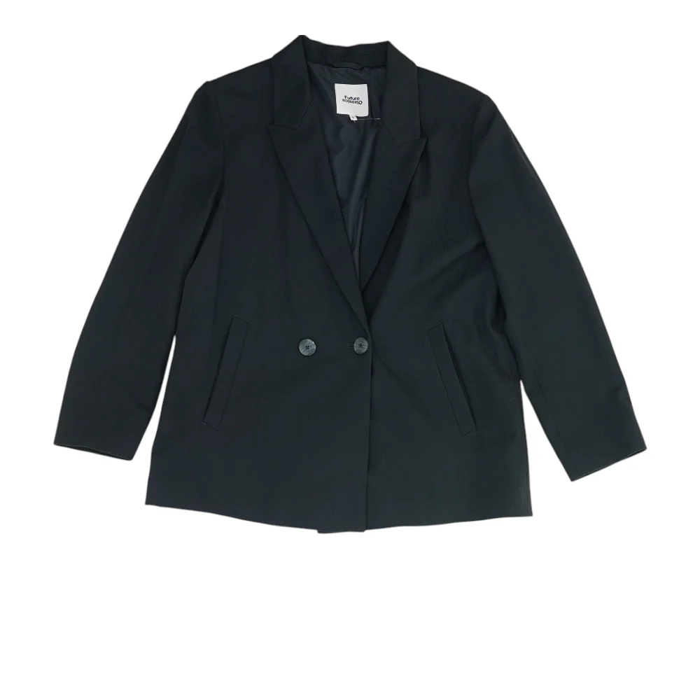 Black Solid Blazer