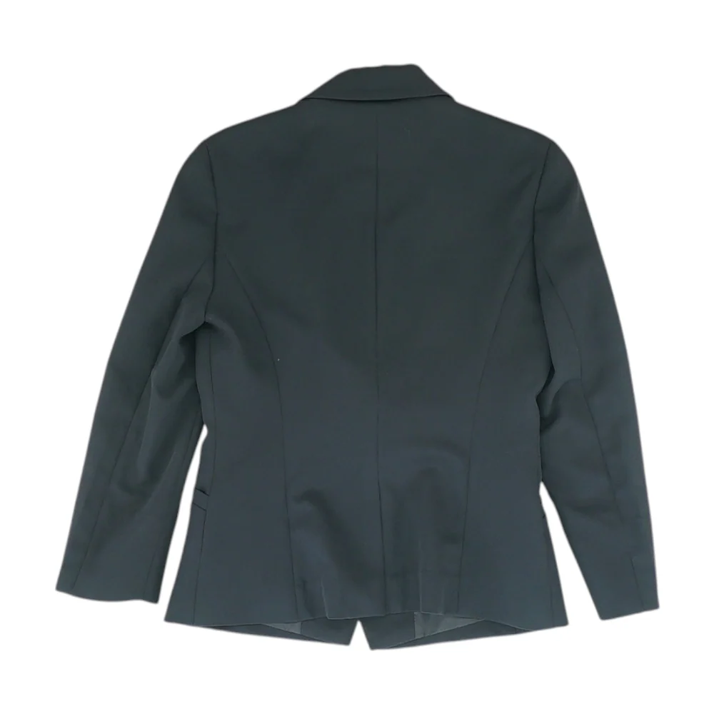 Black Solid Blazer - Image 2