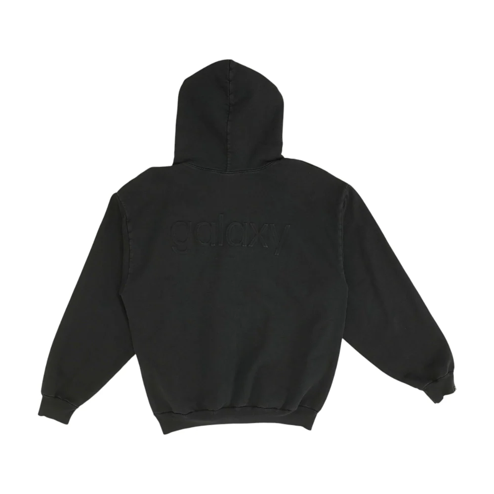 Black Solid Hoodie Pullover - Image 2