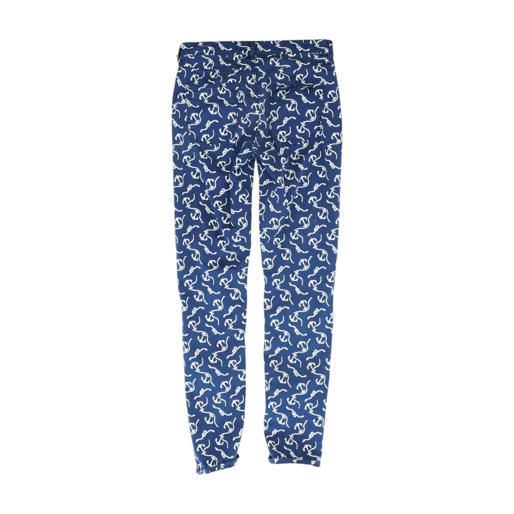 Navy Print Pants - Image 2