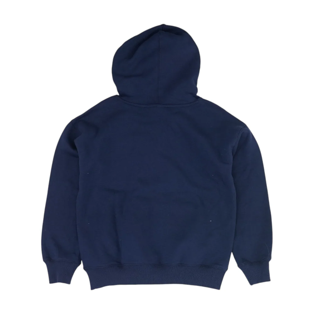 Navy Graphic Hoodie Pullover - Image 2