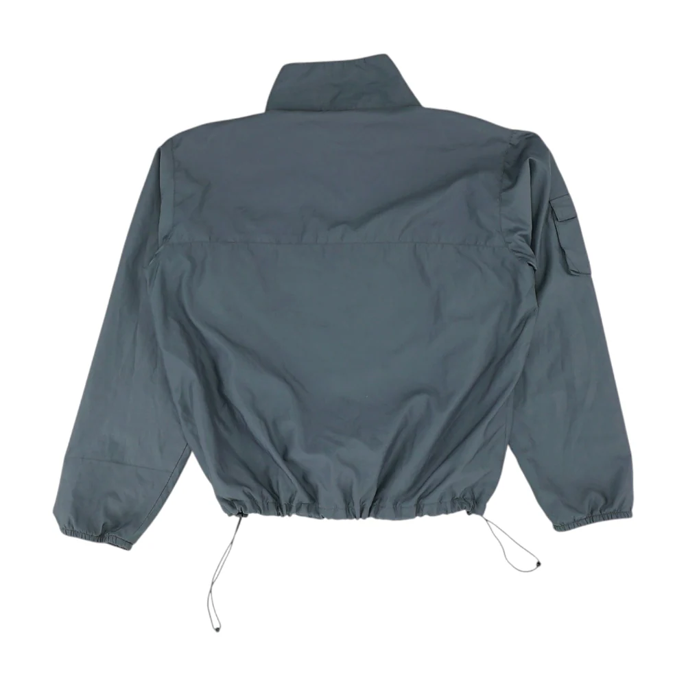 Gray Solid 1/4 Zip Pullover - Image 2