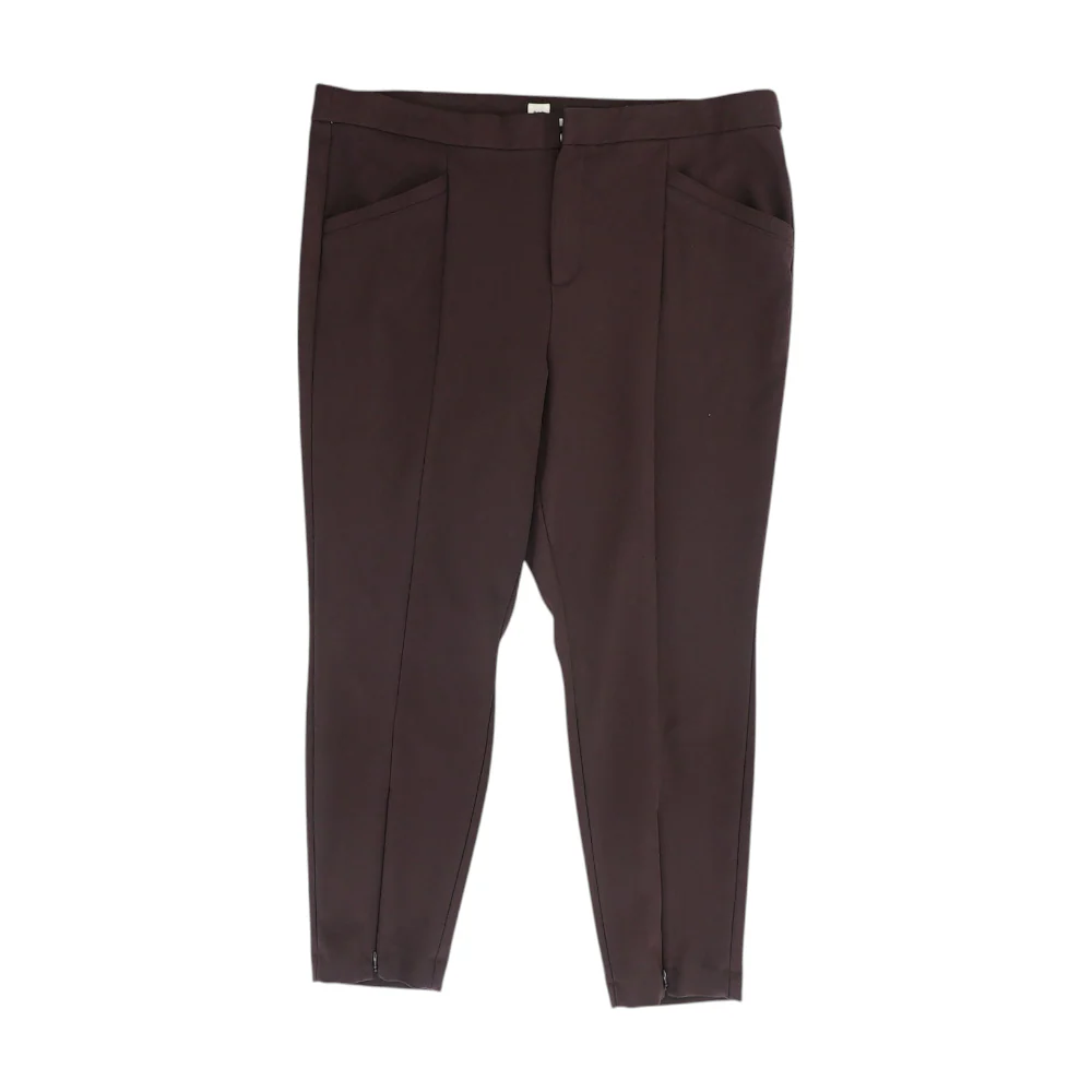 Brown Plus Skinny Pants