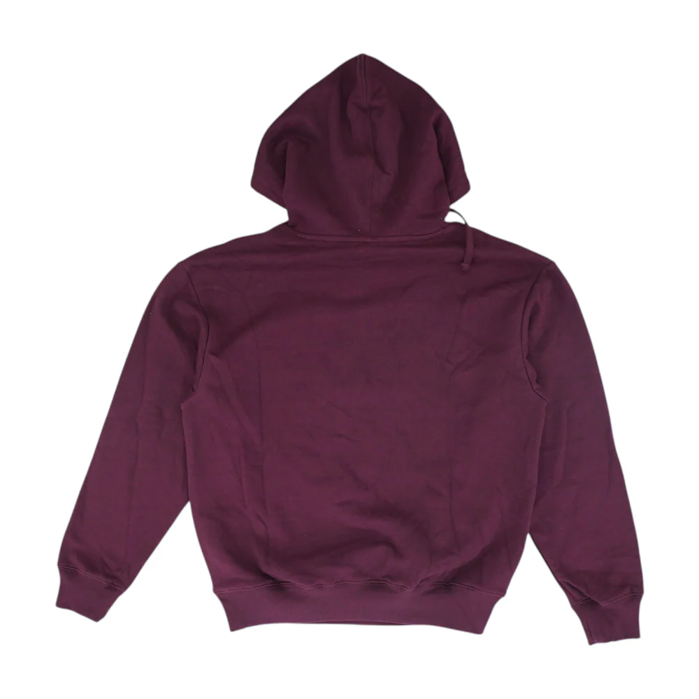 Maroon Solid Hoodie Pullover - Image 2