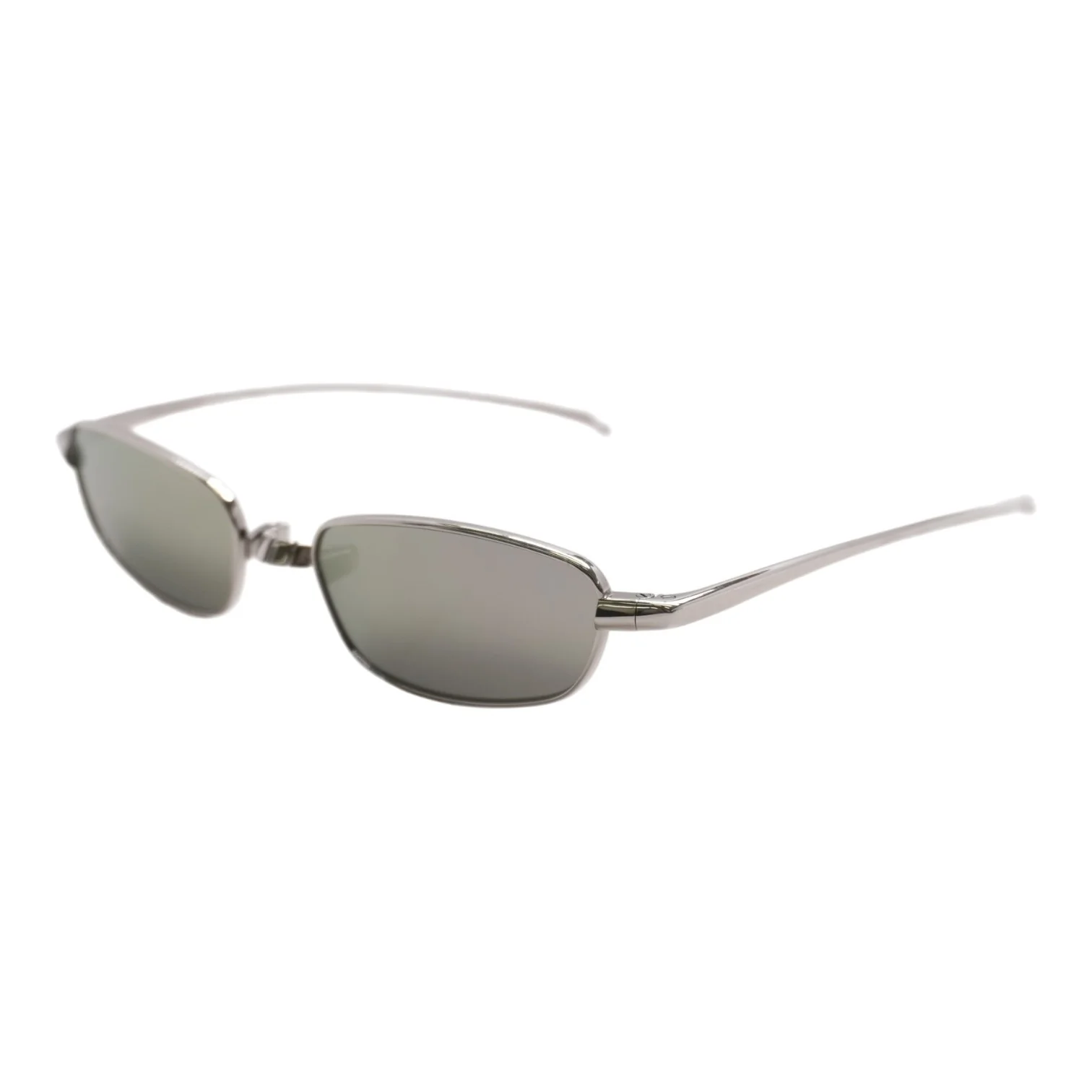 Silver Riff Oval Sunglasses