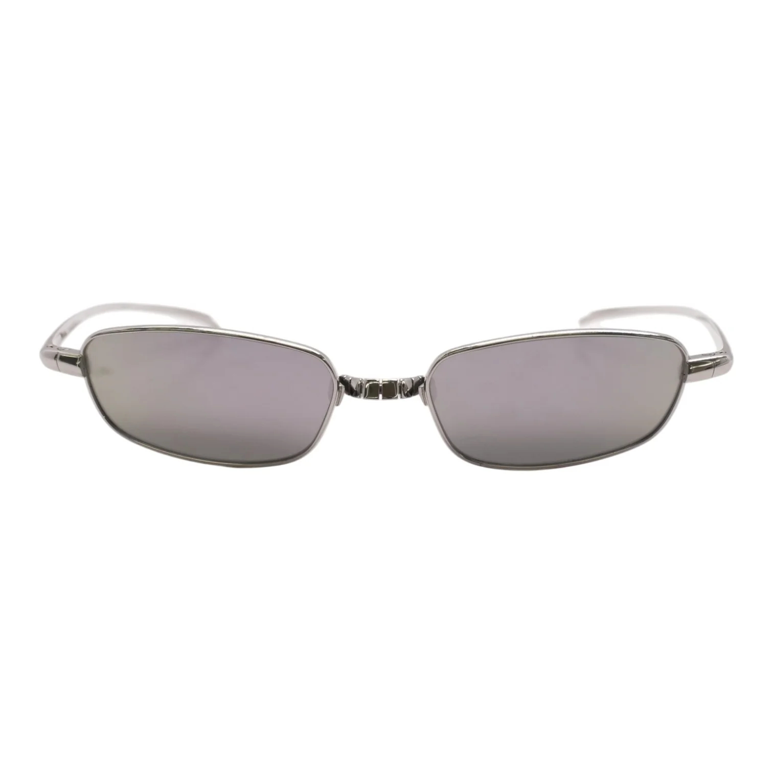 Silver Riff Oval Sunglasses - Image 2