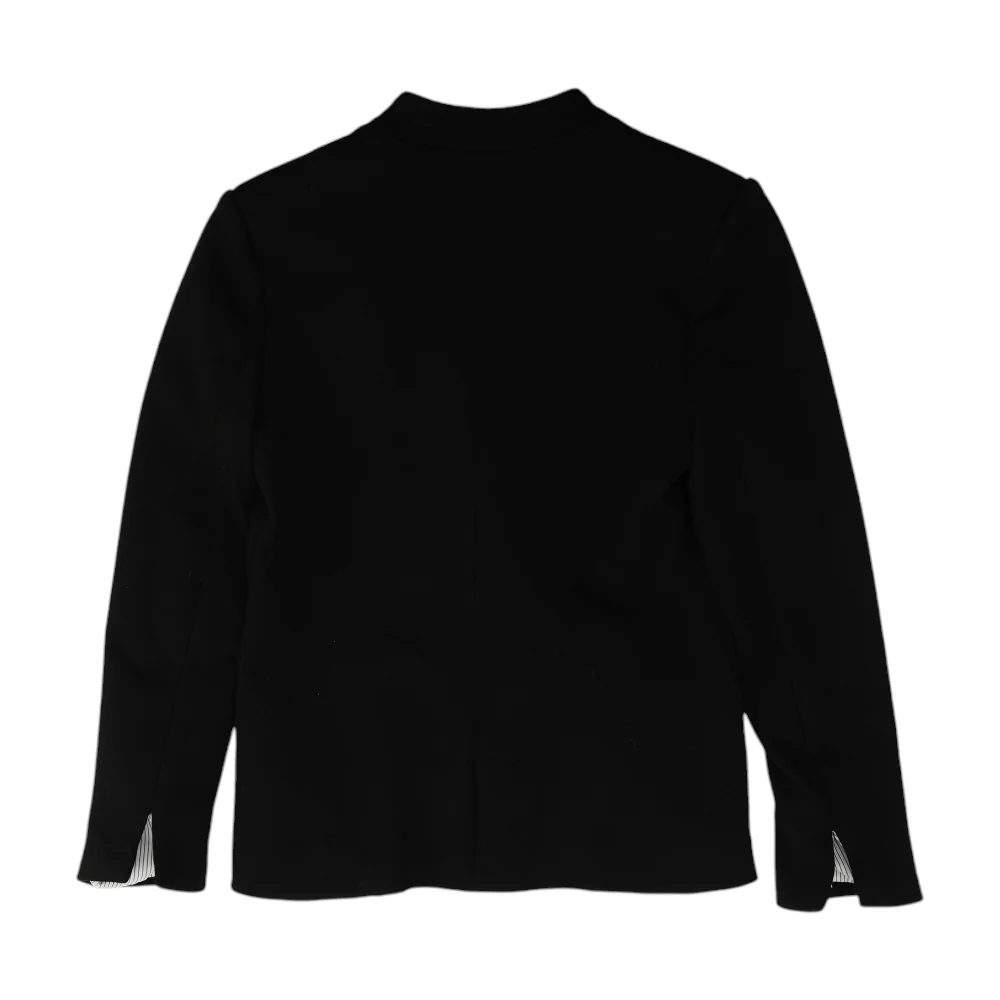 Black Solid Blazer - Image 2