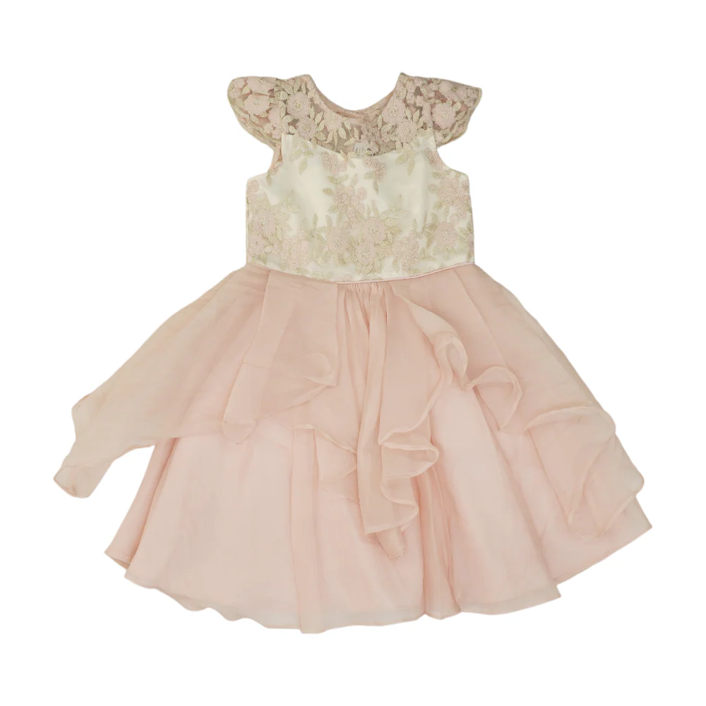 Pink Floral Formal Dress