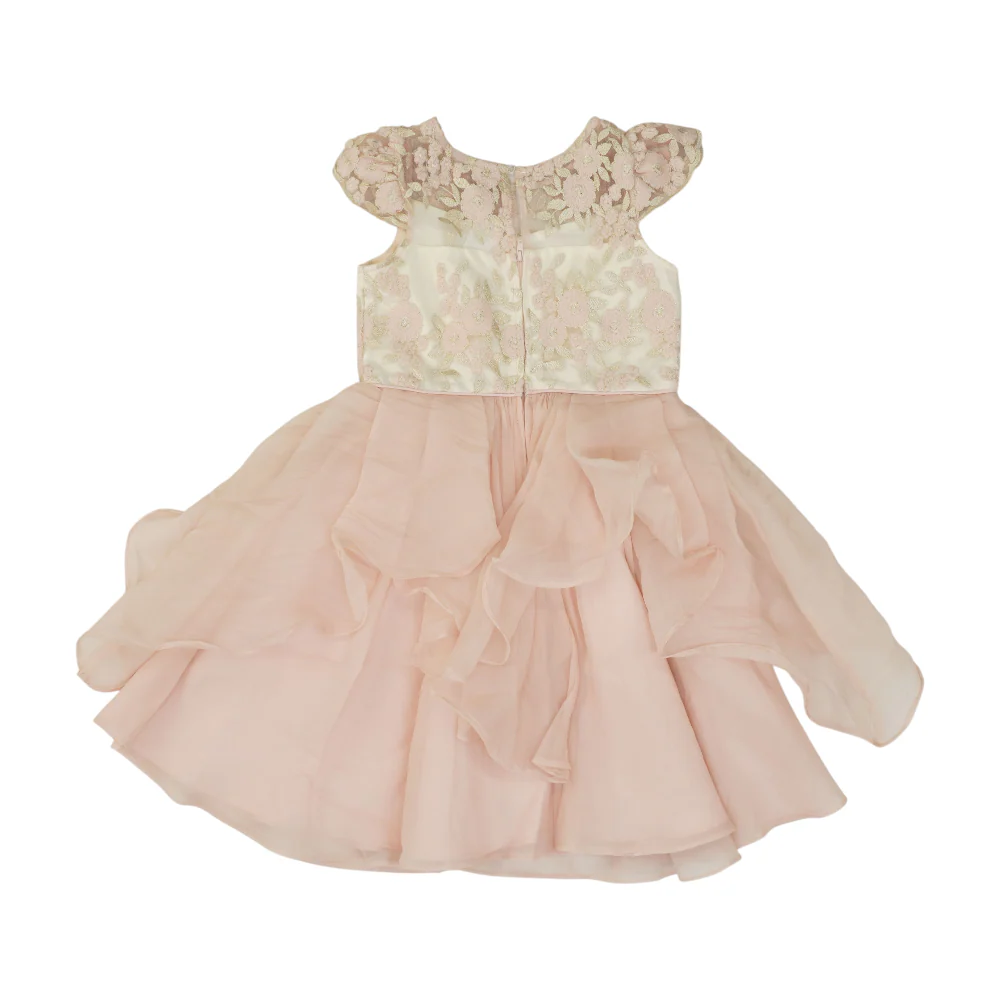 Pink Floral Formal Dress - Image 2