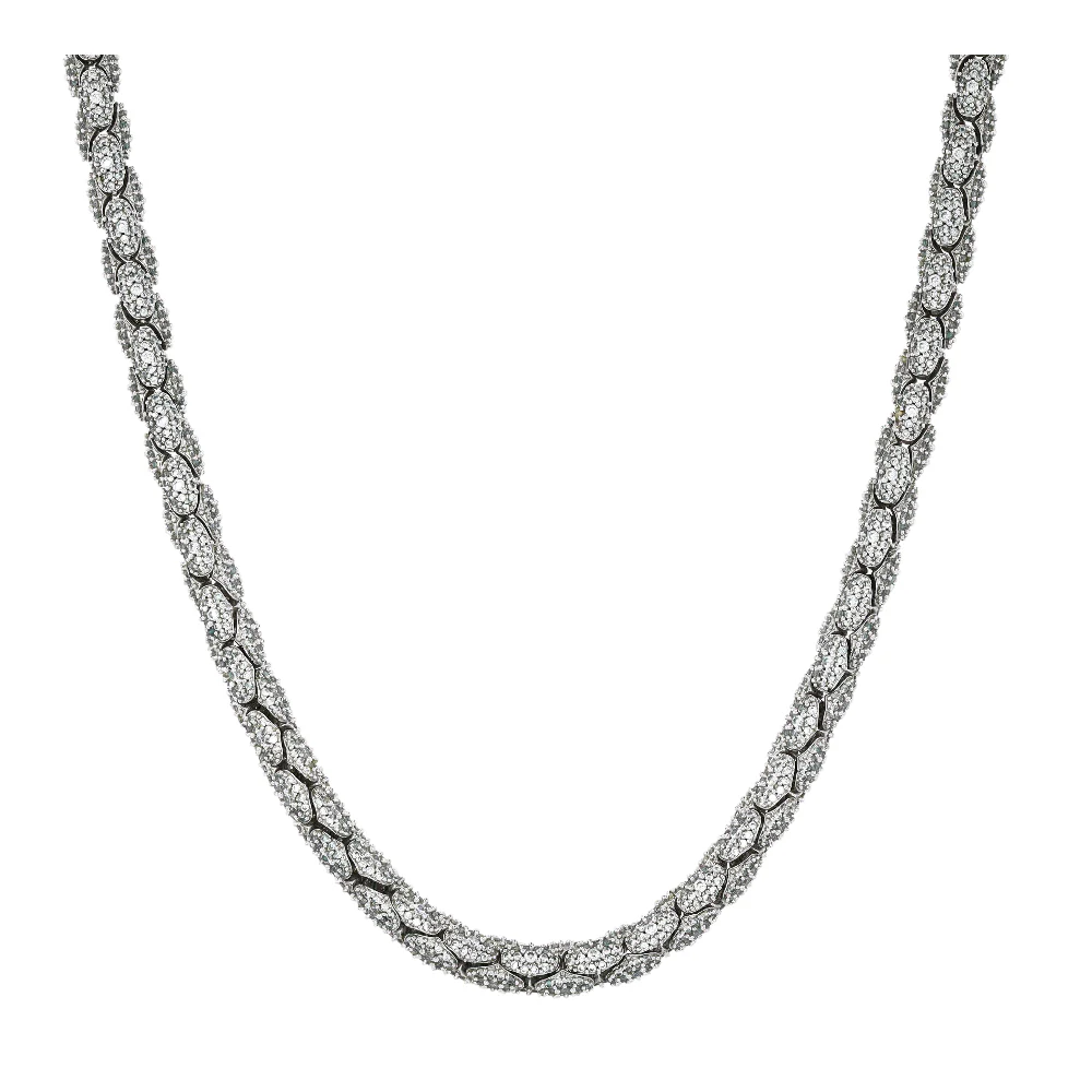 Costume Cubic Zirconia Chain Necklace