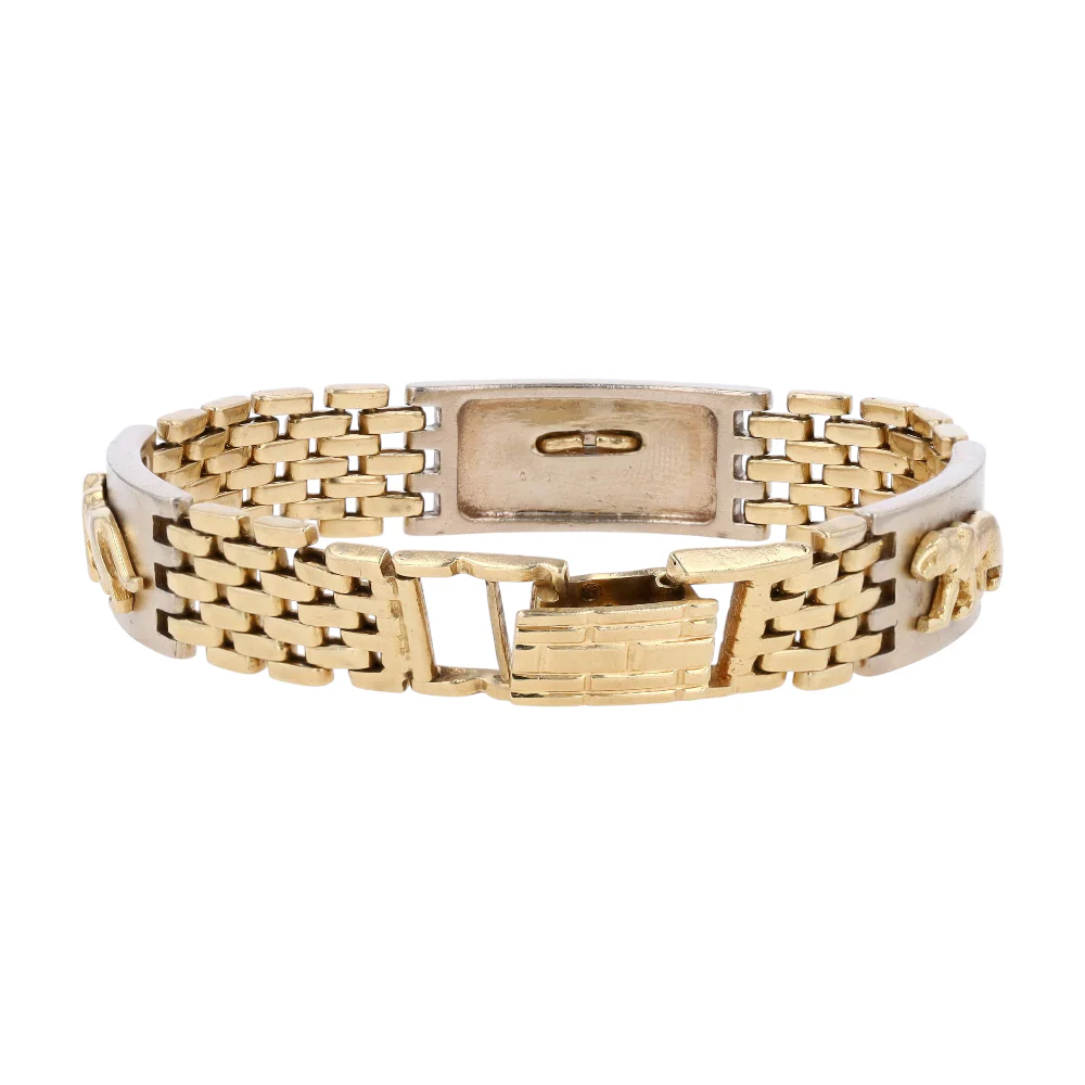 14K Yellow Gold Chain Bracelet - Image 2