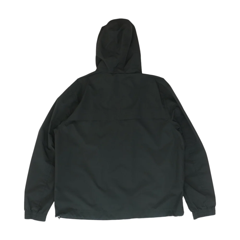 Black Solid Rain Jacket - Image 2