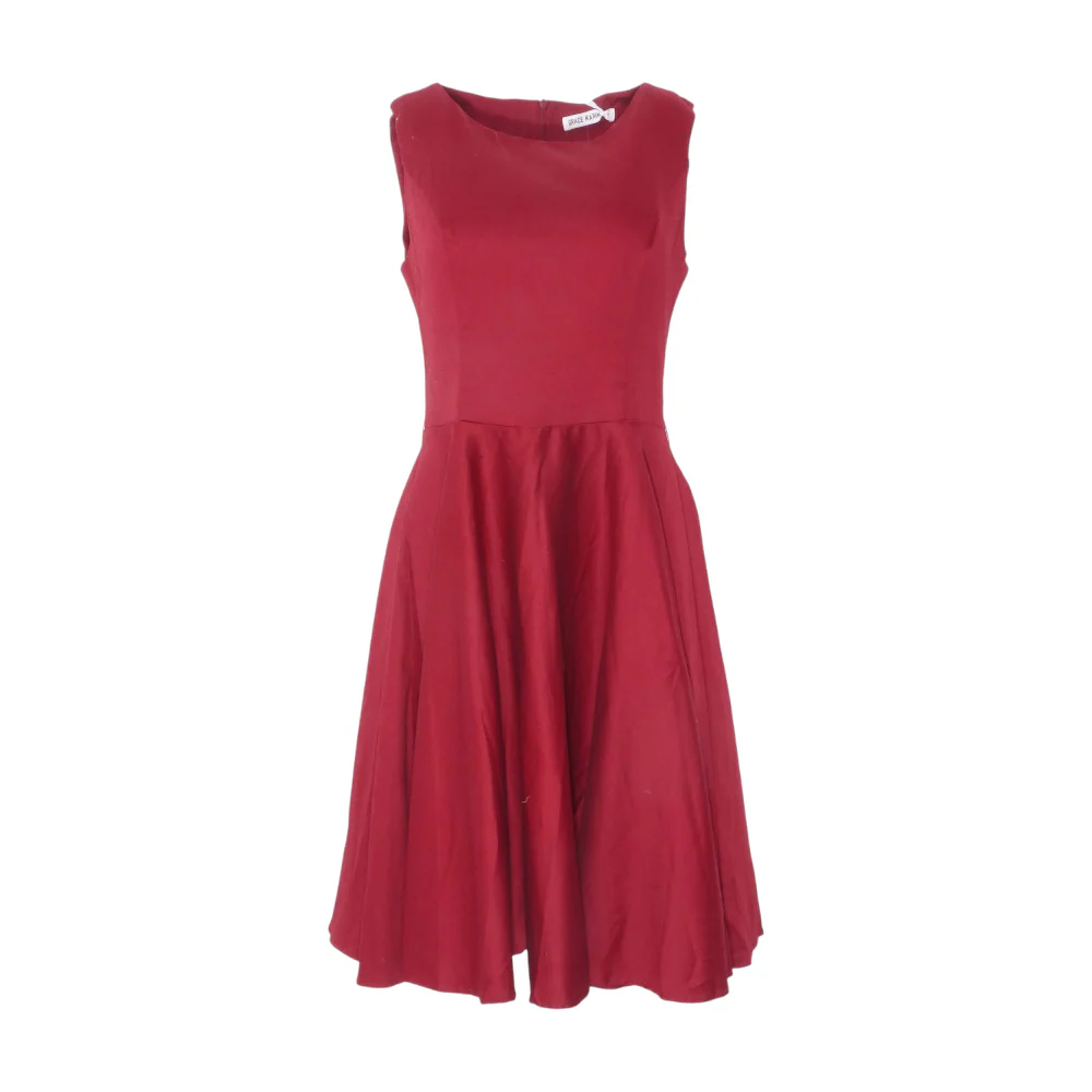Maroon Midi Dress