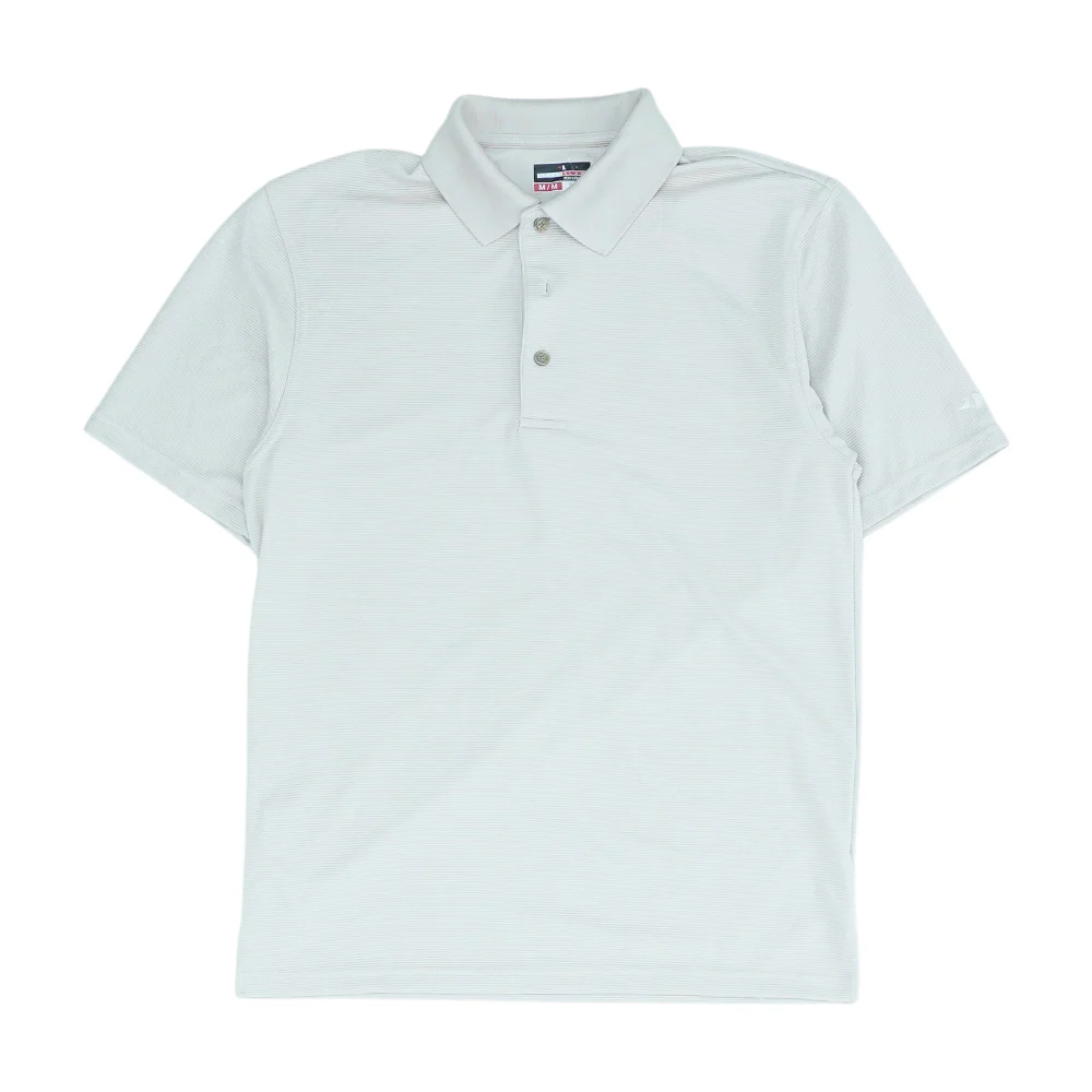 Tan Solid Short Sleeve Polo