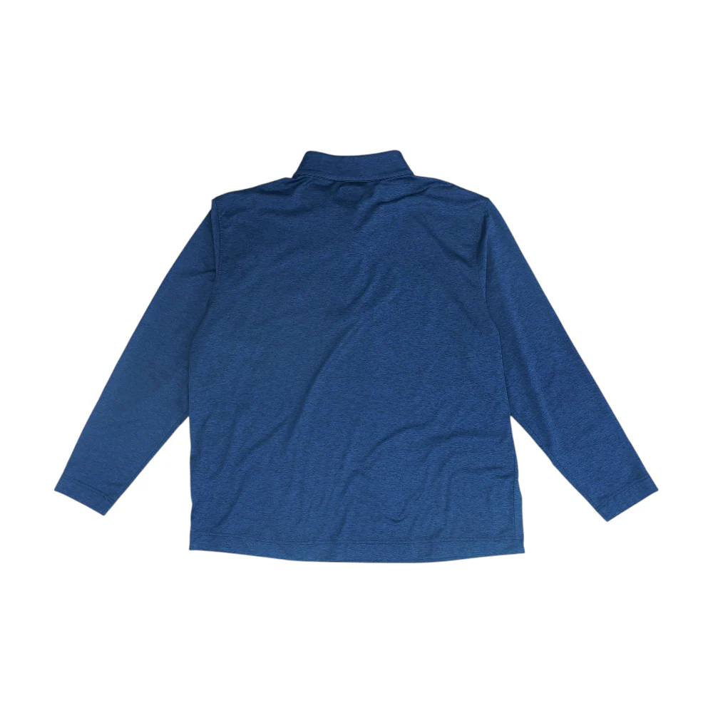 Navy Solid 1/4 Zip Pullover - Image 2