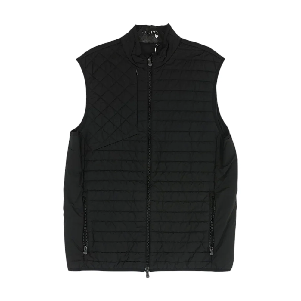 Black Solid Vest