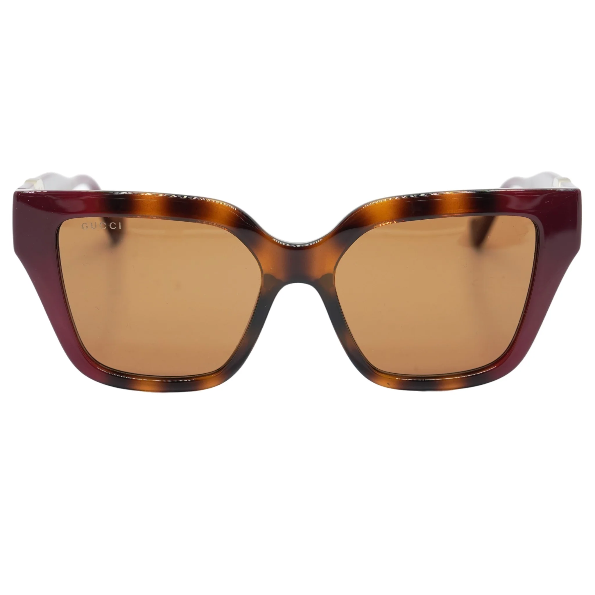 Maroon GG1023S Cat Eye Sunglasses - Image 2