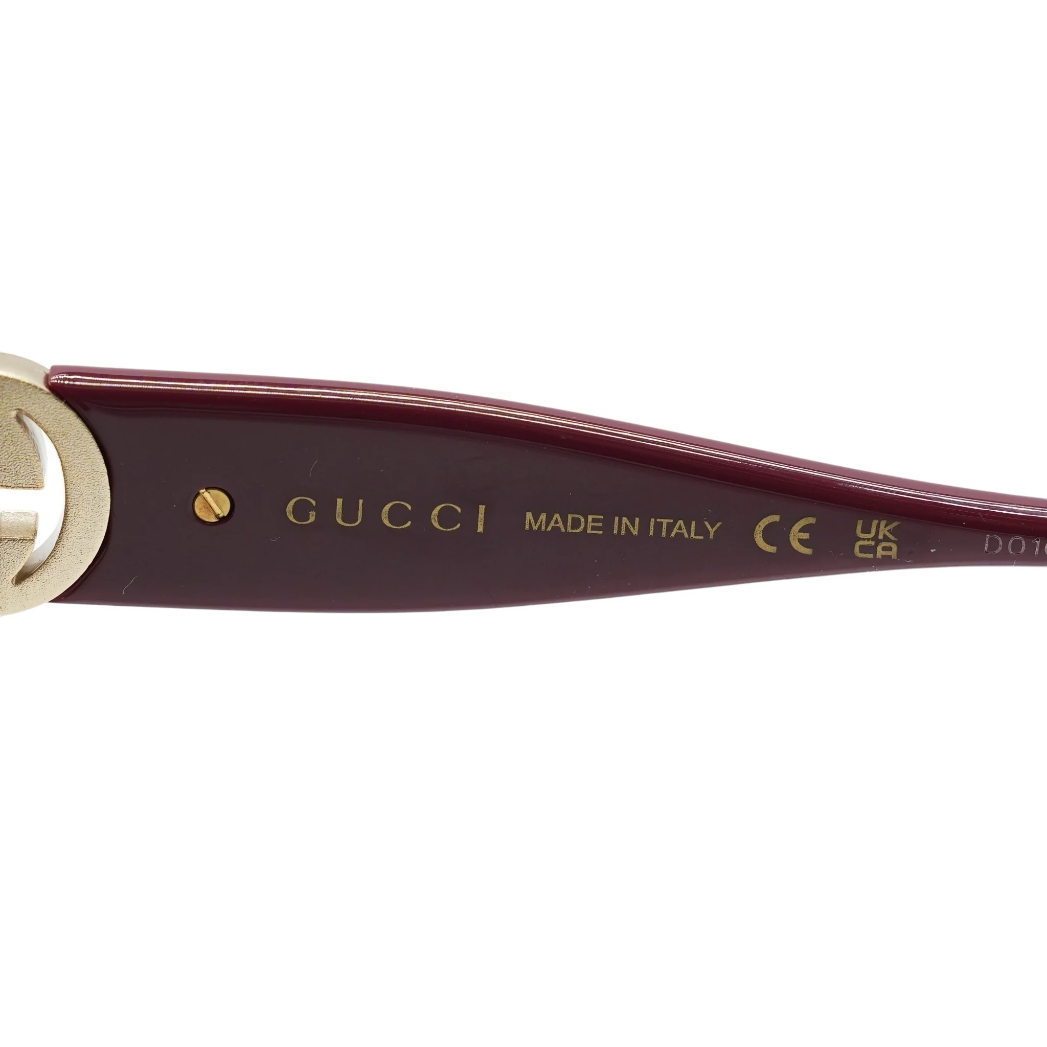 Maroon GG1023S Cat Eye Sunglasses - Image 3