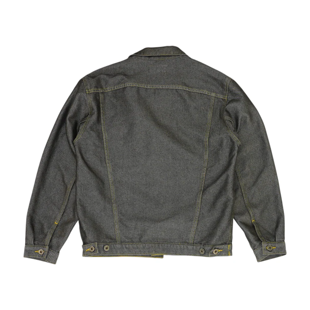 Gray Solid Jacket - Image 2