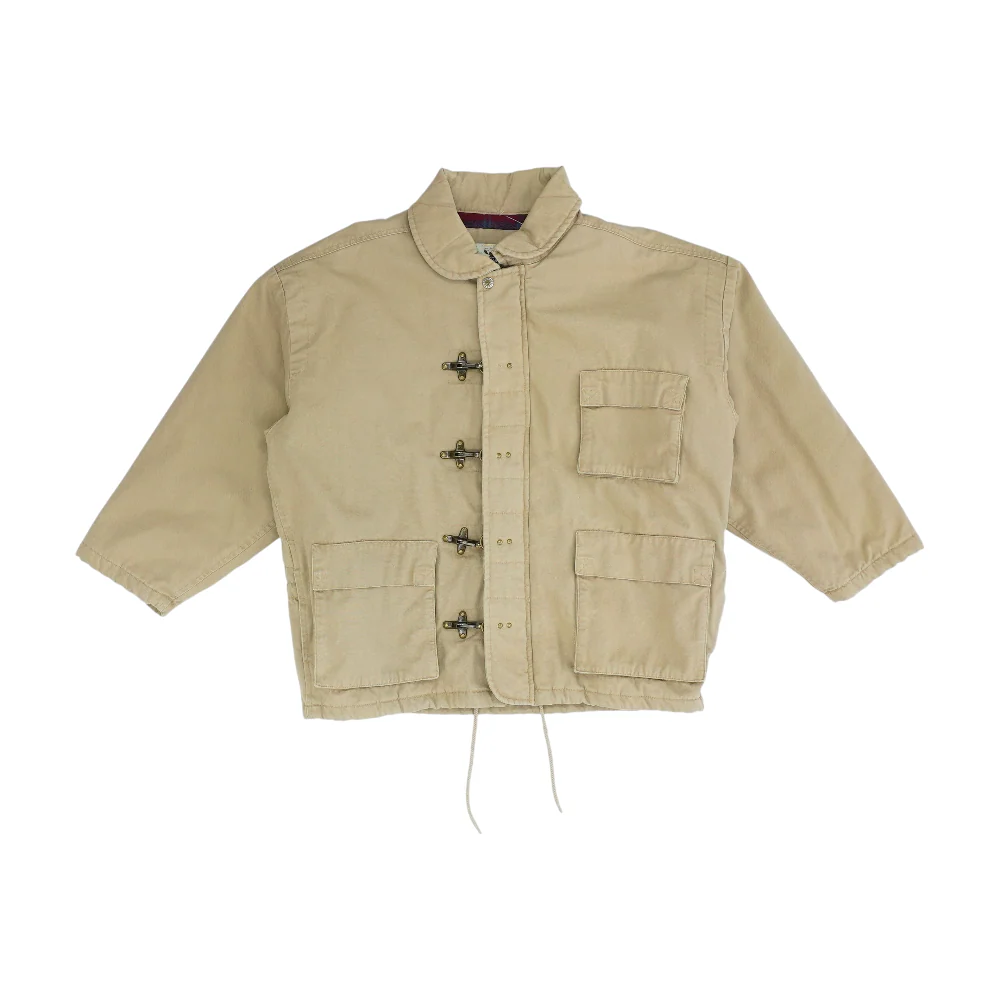 Khaki Solid Jacket