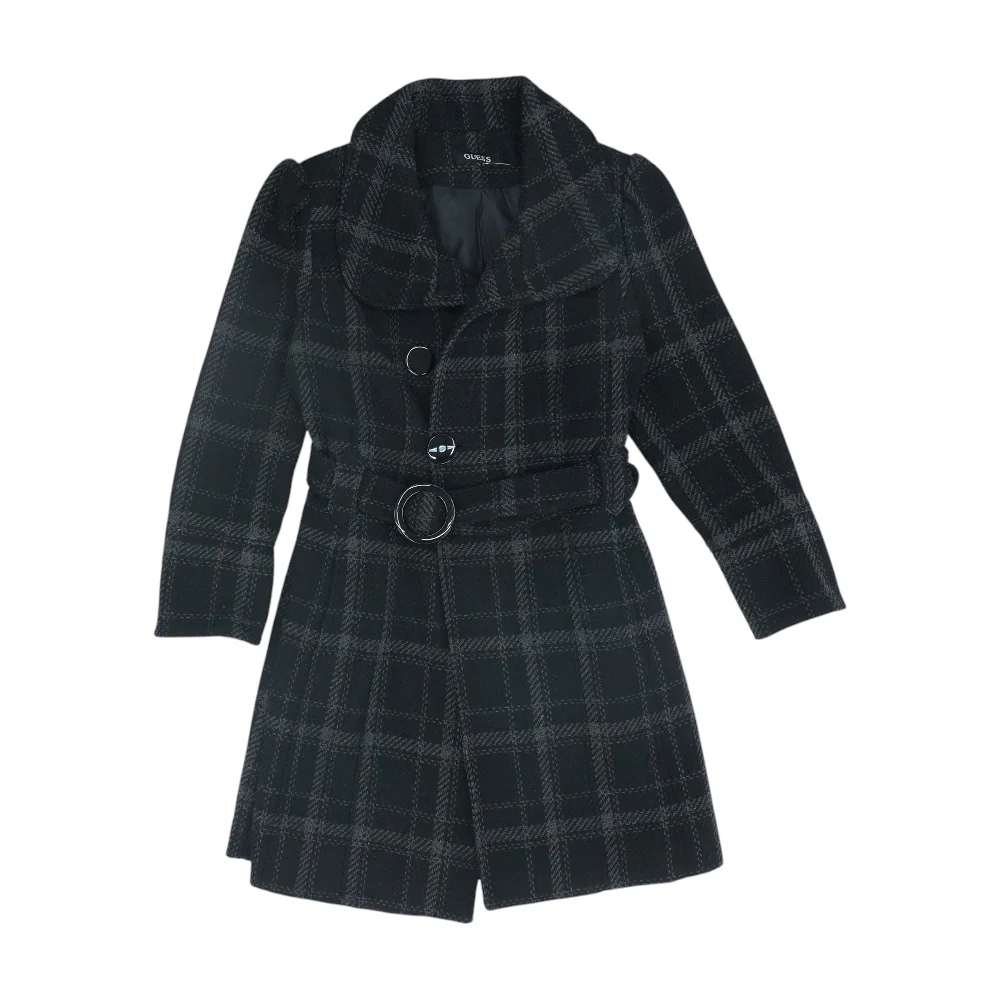 Black Plaid Coat