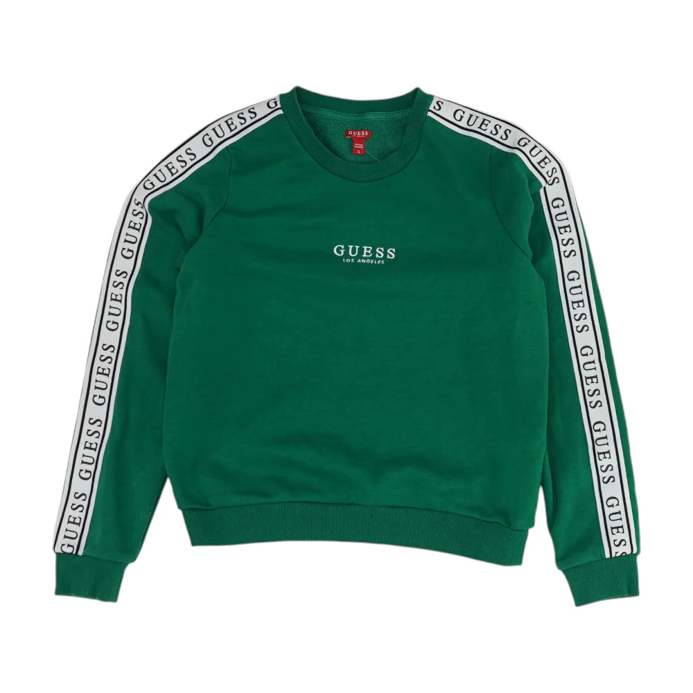 Green Solid Sweatshirt Pullover