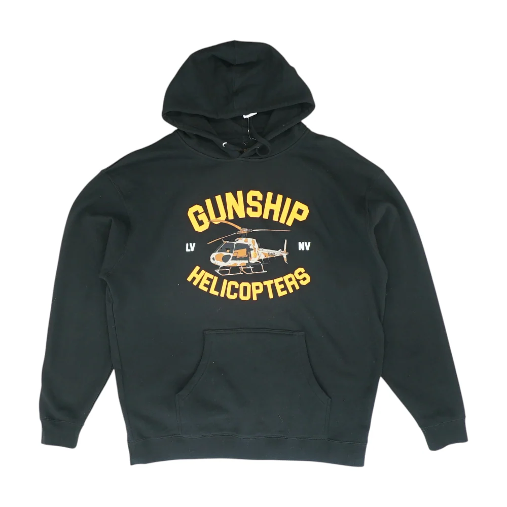 Black Solid Hoodie Pullover