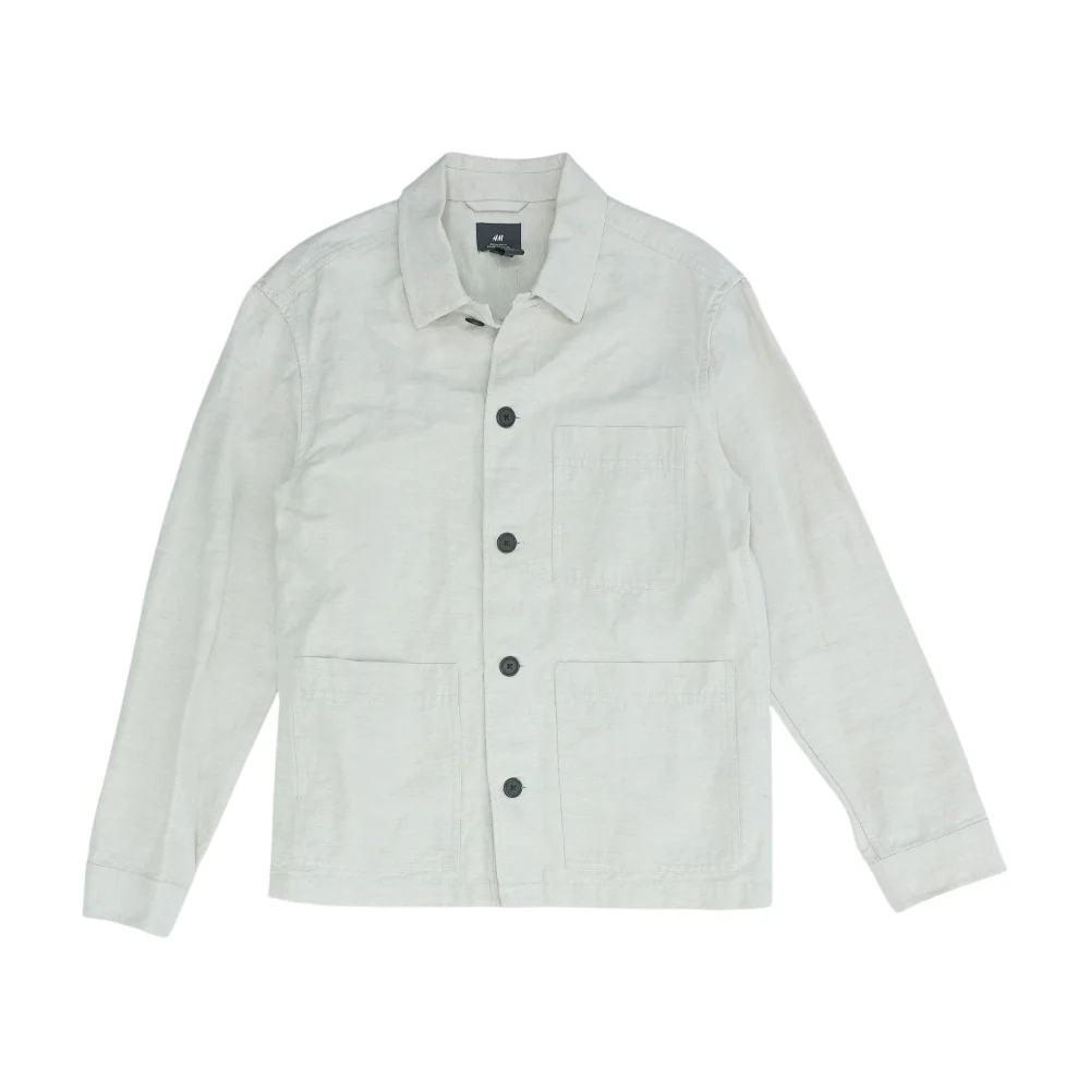 Beige Solid Jacket