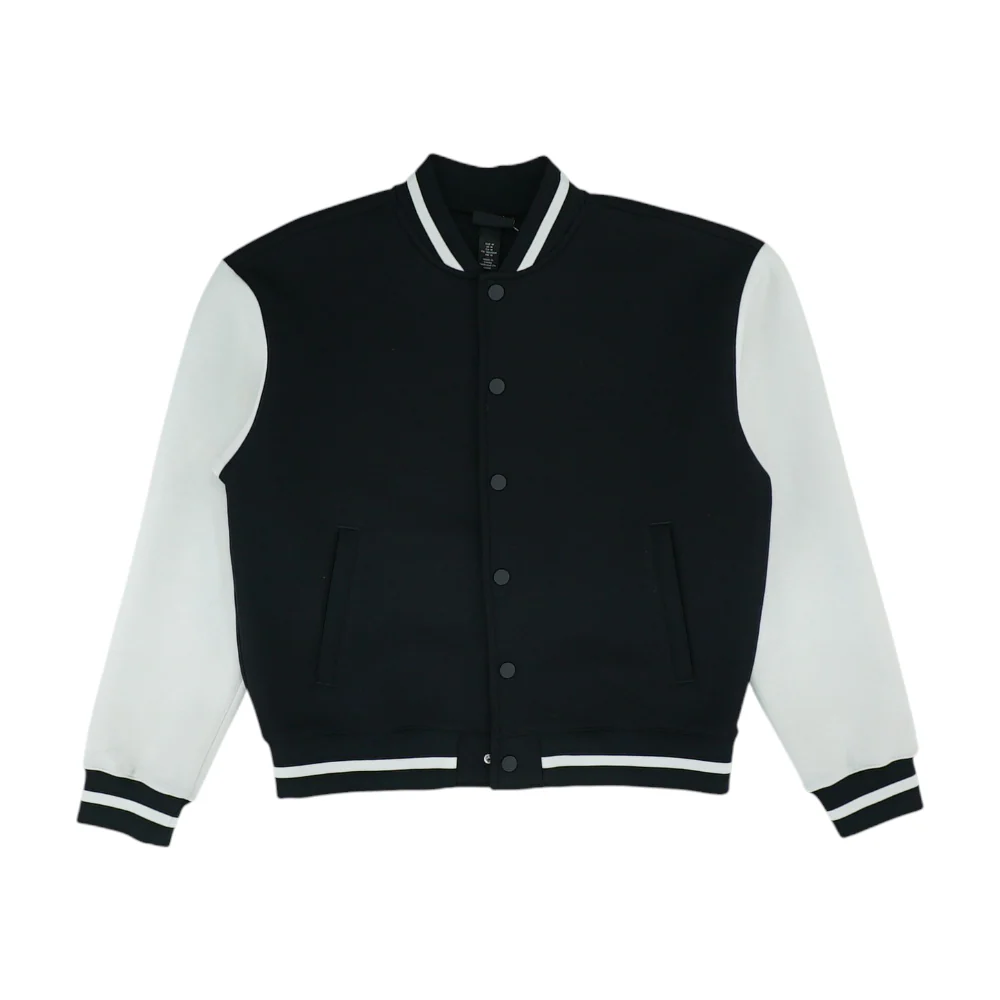 Black Color Block Jacket