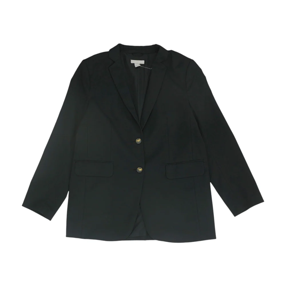 Black Solid Blazer