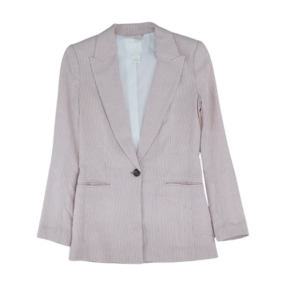 Pink Striped Blazer