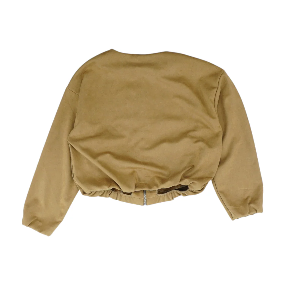 Brown Solid Jacket - Image 2