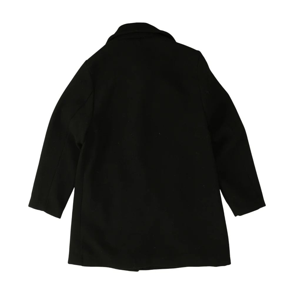 Black Solid Coat - Image 2