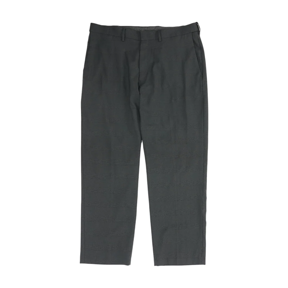 Gray Check Regular Pants