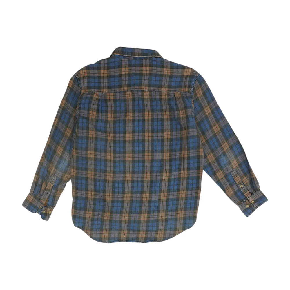 Blue Plaid Long Sleeve Button Down - Image 2