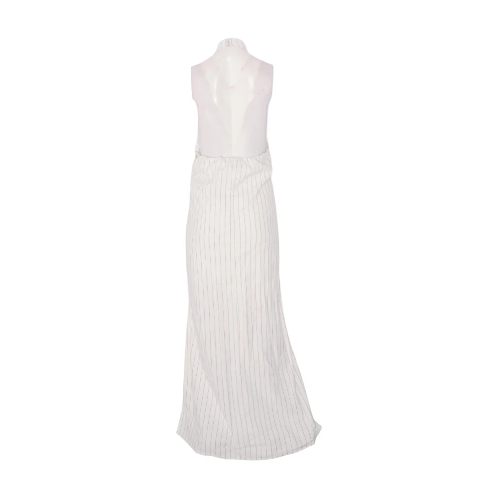 Ivory Striped Maxi Dress - Image 2