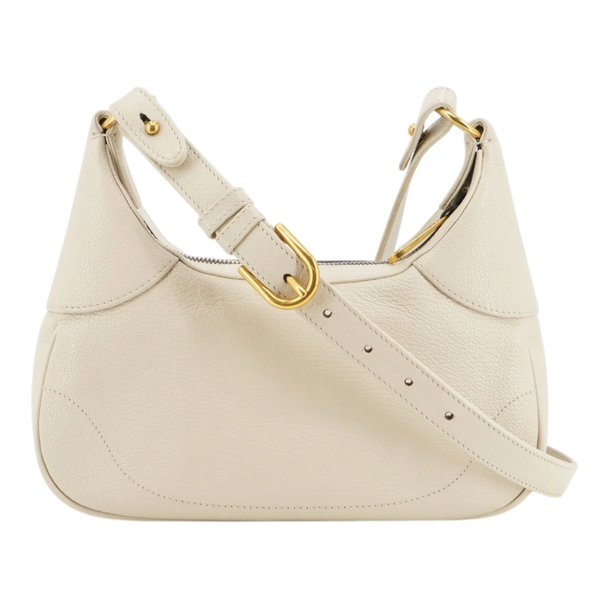 Small Aphrodite Shoulder Bag in White - Image 2