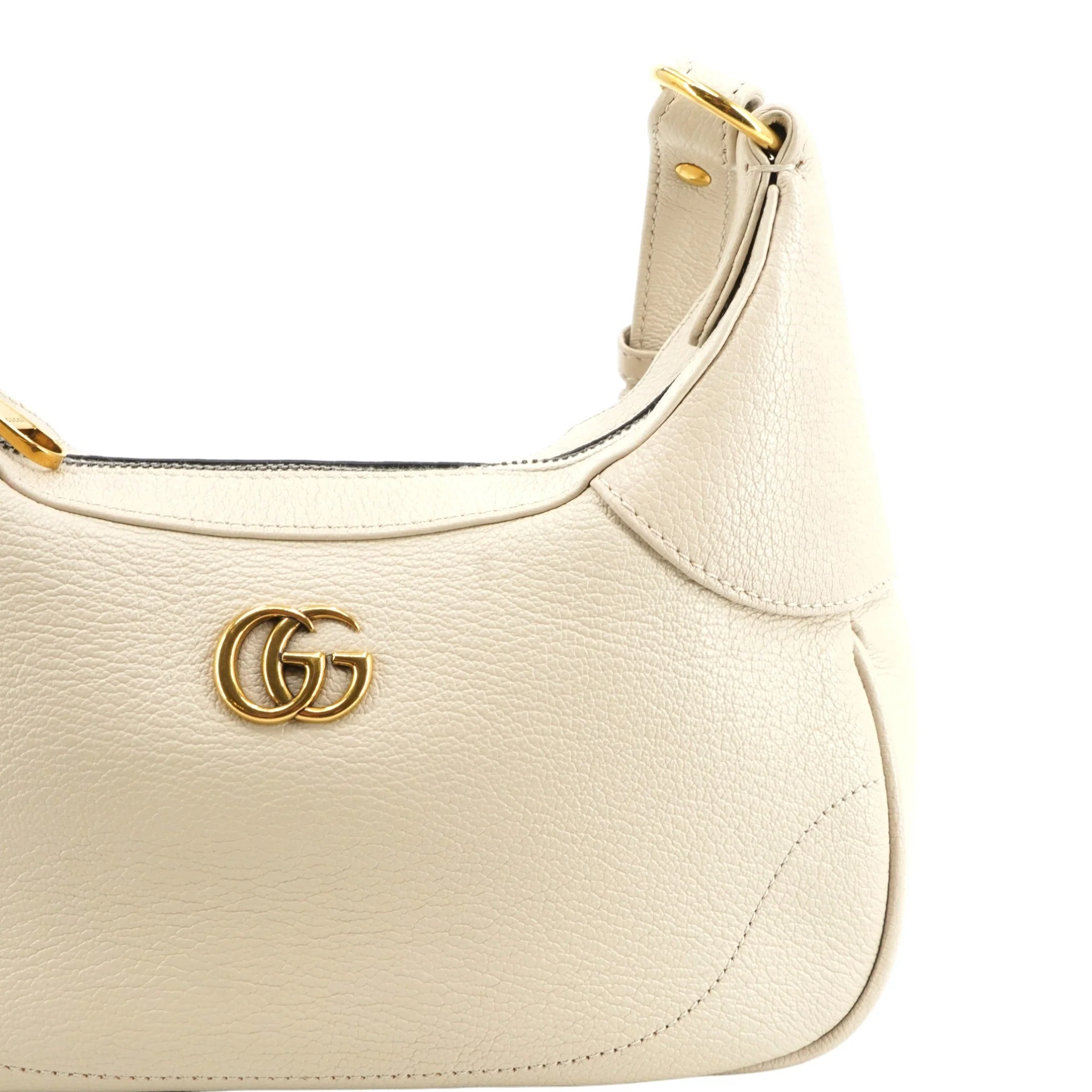 Small Aphrodite Shoulder Bag in White - Image 5