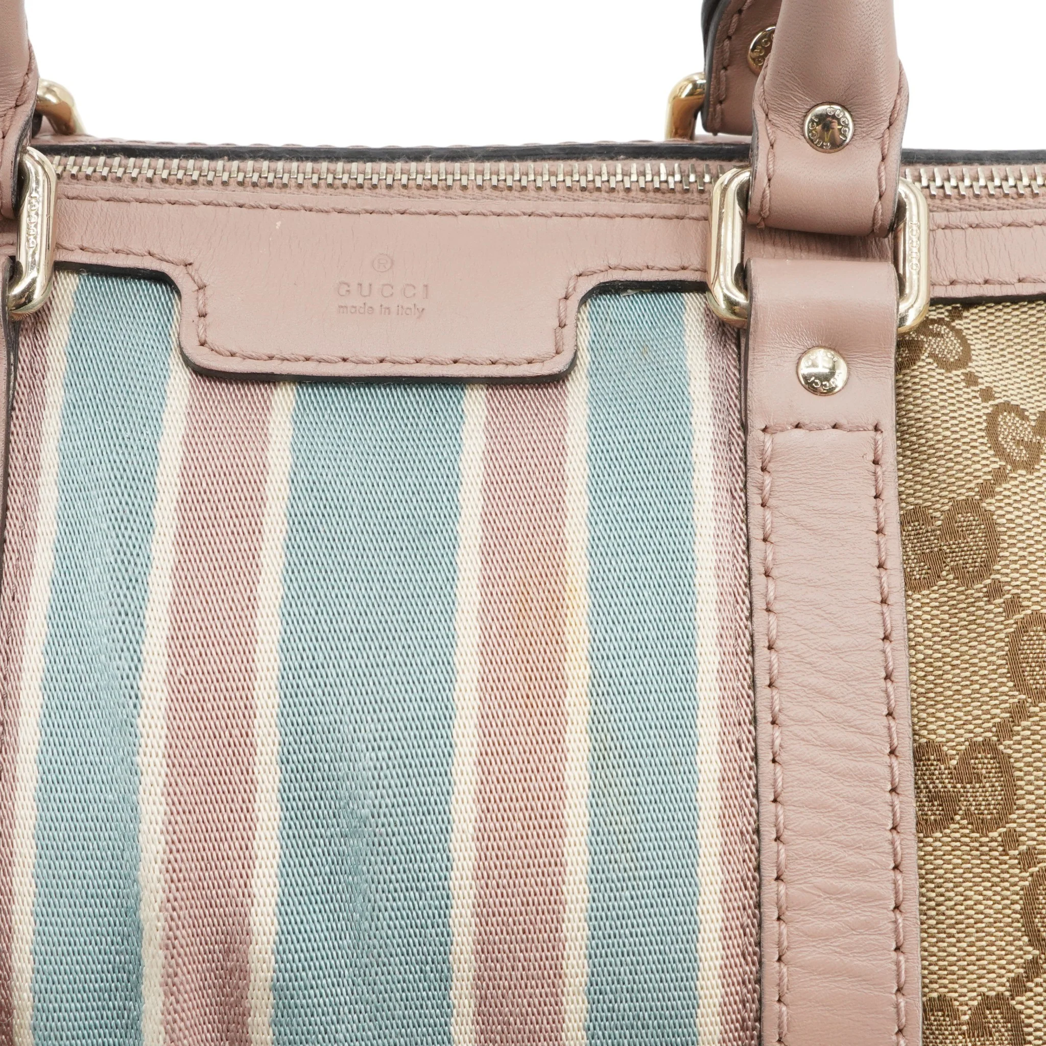 GG Canvas Boston Bag - Image 5