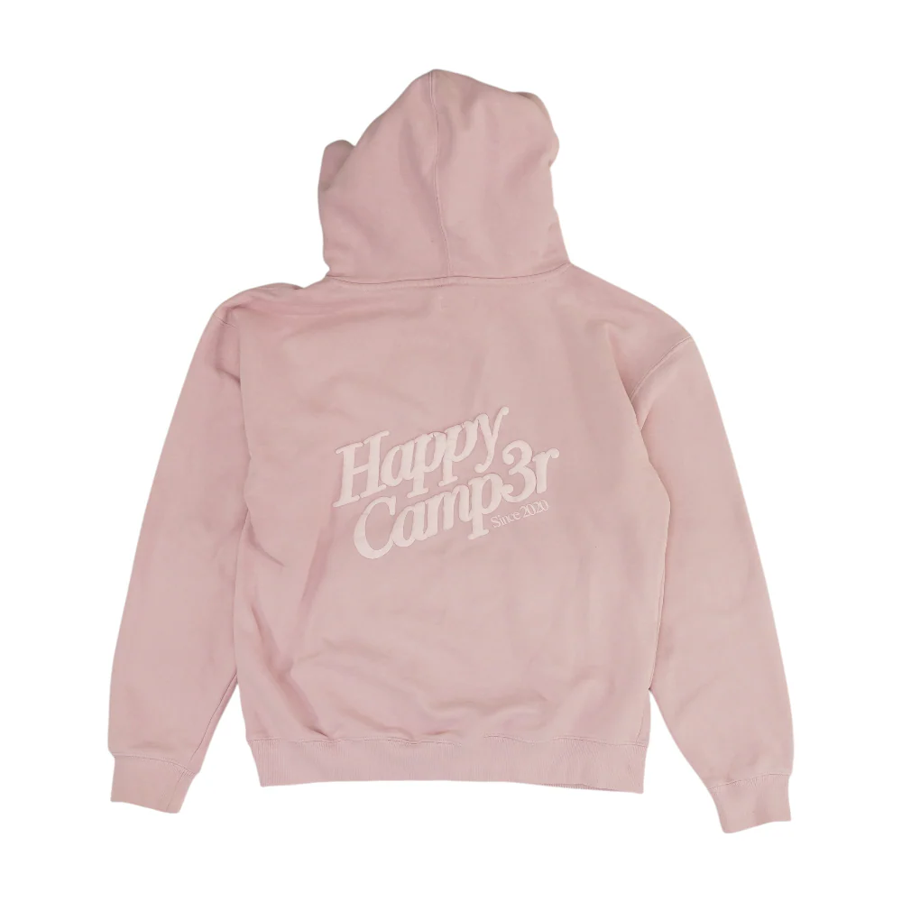 Pink Solid Hoodie Pullover - Image 2