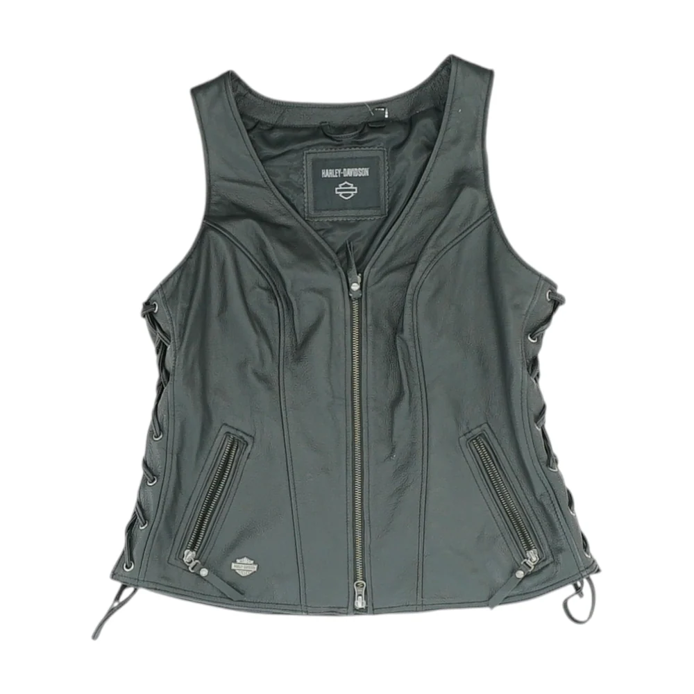 Black Solid Vest