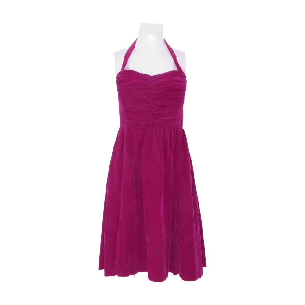 Magenta Midi Dress