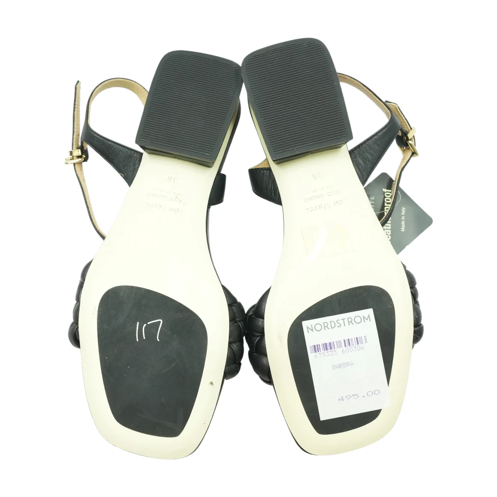 Black Heeled Sandals - Image 3